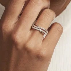 Histoire d'Or Bague Nauri Argent Blanc Oxyde De Zirconium* Bagues|Bagues Fantaisie