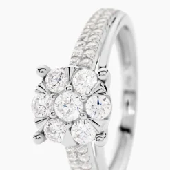 Histoire d'Or Bague Nazare Or Blanc Oxyde De Zirconium* Bagues|Bagues Avec Pierre