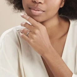 Histoire d'Or Bague Nazima Or Blanc Diamant* Bagues|Bagues Avec Pierre