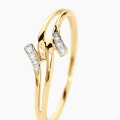 Discount Histoire d'Or Bague Nelle Or Jaune Diamant