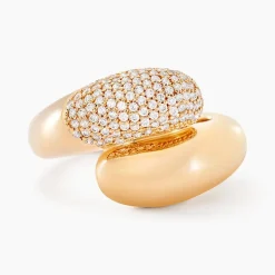 Outlet Histoire d'Or Bague Nelsie Plaqué Or Doré Oxyde De Zirconium