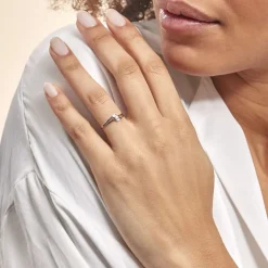 Online Histoire d'Or Bague Nesryne De Zirconium or bicolore oxyde