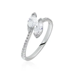 Histoire d'Or Bague Nevarte Argent Blanc Oxyde De Zirconium* Bagues|Bagues Fantaisie