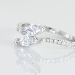 Histoire d'Or Bague Nevarte Argent Blanc Oxyde De Zirconium* Bagues|Bagues Fantaisie