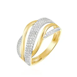 Histoire d'Or Bague Nila Or Jaune Diamant