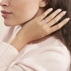 Histoire d'Or Bague Ninon Or Blanc Oxyde De Zirconium* Bagues|Bagues Avec Pierre