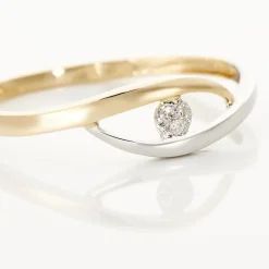 Discount Histoire d'Or Bague Nohane Or Bicolore Diamant