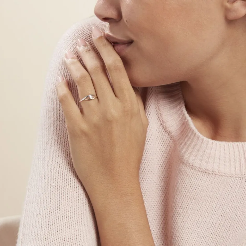 Discount Histoire d'Or Bague Nohane Or Bicolore Diamant