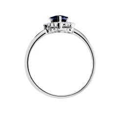 Sale Histoire d'Or Bague Nola Or Blanc Saphir Et Diamant