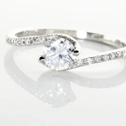 Histoire d'Or Bague Olly Or Blanc Oxyde De Zirconium* Bagues|Bagues Avec Pierre