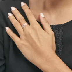 Histoire d'Or Bague Omnia Or Blanc Diamant* Bagues|Bagues Avec Pierre