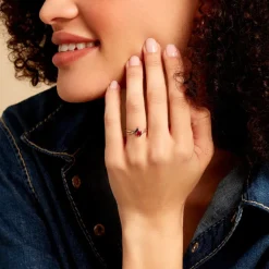 Histoire d'Or Bague Or Bicolore Rosmunda Rubis* Bagues|Bagues Avec Pierre