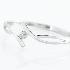 Histoire d'Or Bague Or Blanc Aatto Diamants* Bagues|Bagues Avec Pierre