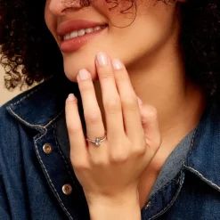 Histoire d'Or Bague Or Blanc Anja Topaze* Bagues|Bagues Avec Pierre