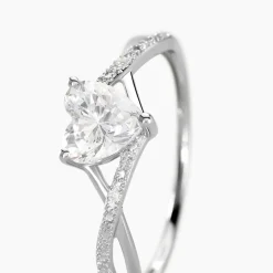 Histoire d'Or Bague Or Blanc Clothilde Oxyde De Zirconium* Bagues|Bagues Avec Pierre