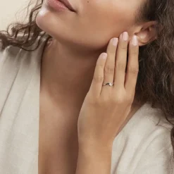 Histoire d'Or Bague Or Blanc Diamant* Bagues|Bagues Avec Pierre