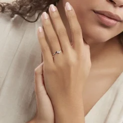 Histoire d'Or Bague Or Blanc Diamant* Bagues|Bagues Avec Pierre