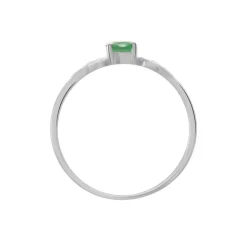 Histoire d'Or Bague Or Blanc Febe Emeraude* Bagues|Bagues Avec Pierre