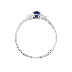 Histoire d'Or Bague Or Blanc Marie Saphir Diamants* Bagues|Bagues Avec Pierre