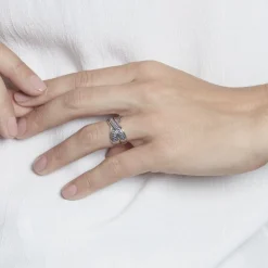 Histoire d'Or Bague Or Blanc Mauraine Saphirs* Bagues|Bagues Avec Pierre