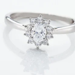 Histoire d'Or Bague Or Blanc Mysie Diamants Synthétiques* Bagues|Bagues Avec Pierre