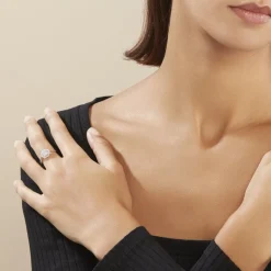 Histoire d'Or Bague Or Blanc Nawra Diamants Synthétiques* Bagues|Bagues Avec Pierre