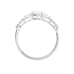 Histoire d'Or Bague Or Blanc Peadar Oxyde De Zirconium* Bagues|Bagues Avec Pierre