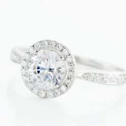 Histoire d'Or Bague Or Blanc Pelagius Oxyde De Zirconium* Bagues|Bagues Avec Pierre