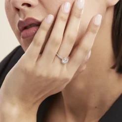 Histoire d'Or Bague Or Blanc Pelagius Oxyde De Zirconium* Bagues|Bagues Avec Pierre