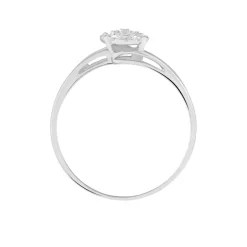 Clearance Histoire d'Or Bague Or Blanc Rosalane Diamants