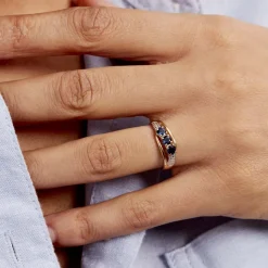 Histoire d'Or Bague Or Jaune Abelard Saphirs Diamants* Bagues|Bagues Avec Pierre