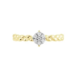 Clearance Histoire d'Or Bague Or Jaune Adlai Diamants