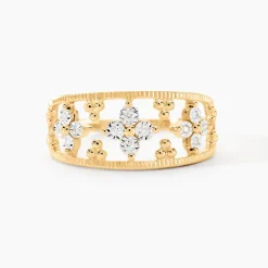 Histoire d'Or Bague Or Jaune Eternal Spring 3 Fleurs Diamants* Bagues|Bagues Avec Pierre