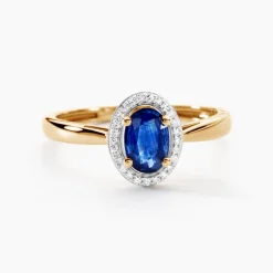 Histoire d'Or Bague Or Jaune Goulwen Saphir Ovale Et Diamants* Bagues|Bagues Avec Pierre