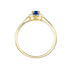 Histoire d'Or Bague Or Jaune Goulwen Saphir Ovale Et Diamants* Bagues|Bagues Avec Pierre