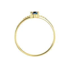 Sale Histoire d'Or Bague Or Jaune Jehane Topaze Oxydes De Zirconium or jaune topaze bleu london