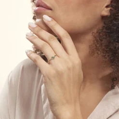 New Histoire d'Or Bague Or Jaune Karmele Emeraude or jaune emeraude