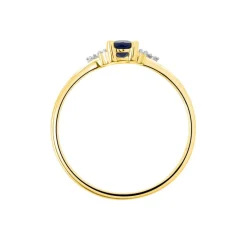 Histoire d'Or Bague Or Jaune Marie Saphir Diamants* Bagues|Bagues Avec Pierre