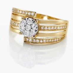 New Histoire d'Or Bague Or Jaune Rosannah Diamants