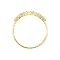 Hot Histoire d'Or Bague Or Jaune Sunday Oxyde De Zirconium
