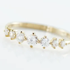 Hot Histoire d'Or Bague Or Jaune Sunday Oxyde De Zirconium