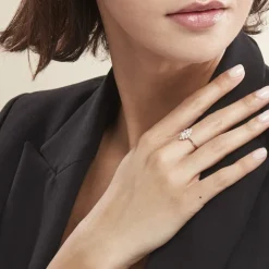 Histoire d'Or Bague Or Jaune Vladimira Oxyde De Zirconium