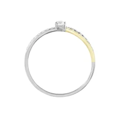 Histoire d'Or Bague Or Tricolore Peregrine Oxyde De Zirconium