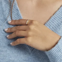 Best Histoire d'Or Bague Or Tricolore Vanadis Diamants