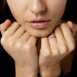 Histoire d'Or Bague Orphee Or Blanc Diamant* Bagues|Bagues Avec Pierre