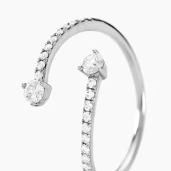 Histoire d'Or Bague Orpheus Or Blanc Diamant Synthétique* Bagues|Bagues Avec Pierre