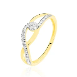 Clearance Histoire d'Or Bague Osanna Or Jaune Diamant