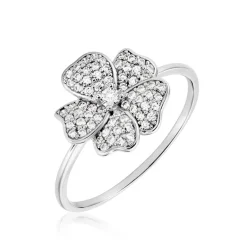 Histoire d'Or Bague Peppi Argent Blanc Oxyde De Zirconium* Bagues|Bagues Fantaisie