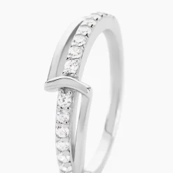 Histoire d'Or Bague Pernilla Argent Blanc Oxyde De Zirconium* Bagues|Bagues Fantaisie