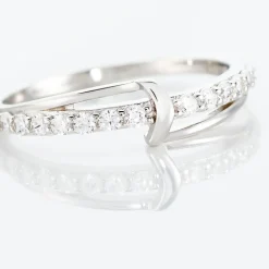 Histoire d'Or Bague Pernilla Argent Blanc Oxyde De Zirconium* Bagues|Bagues Fantaisie